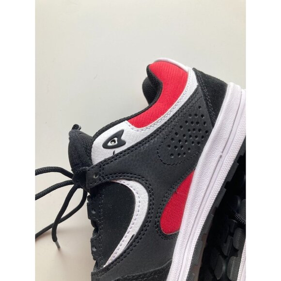 DC SHOES Kalis Lite Black Red White Low Top Skate Shoe Sneakers, Size 9/42 - Picture 11 of 16